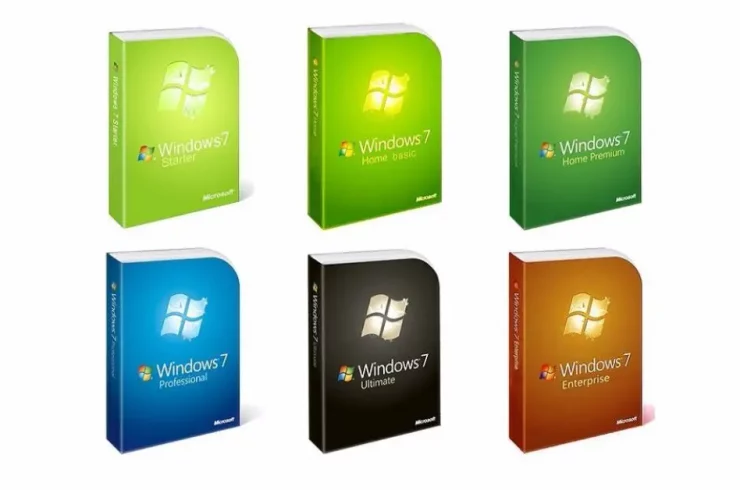 versiones de Windows 7