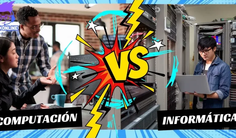 qué diferencia hay entre la computación y la informática