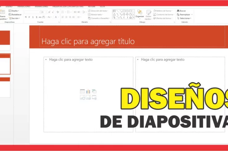 usar los Diseños de diapositiva de PowerPoint