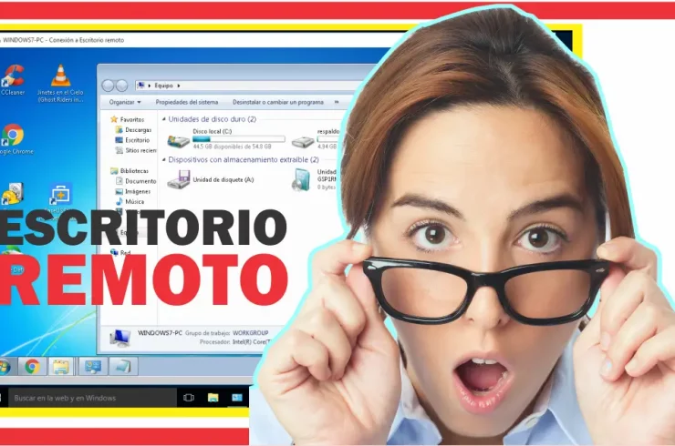 escritorio remoto en Windows