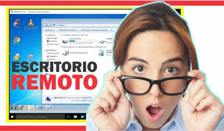 escritorio remoto en Windows