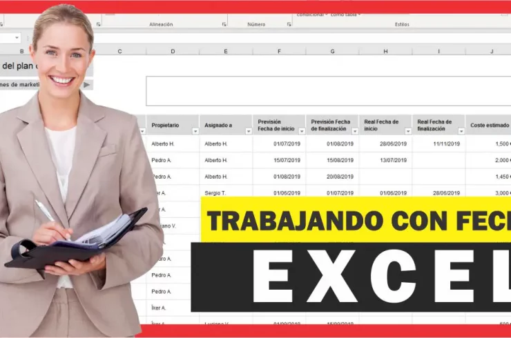 Funciones de fecha y hora en Excel
