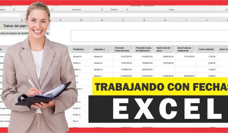 Funciones de fecha y hora en Excel
