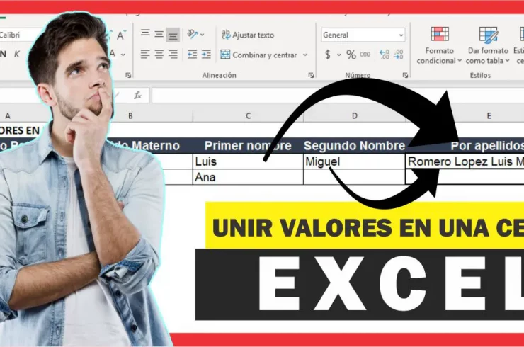 Funciones para combinar los valores de varias celdas en una sola