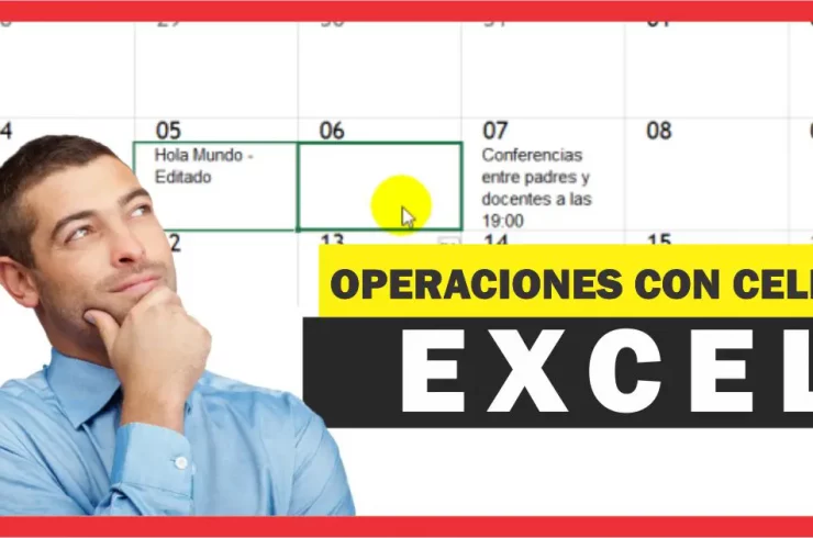 Operaciones básicas con celdas en Excel