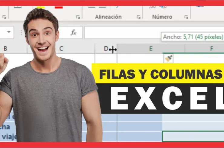 Trabajar con filas y columnas en Excel