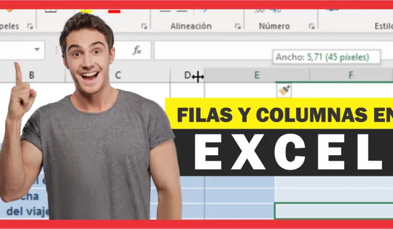 Trabajar con filas y columnas en Excel