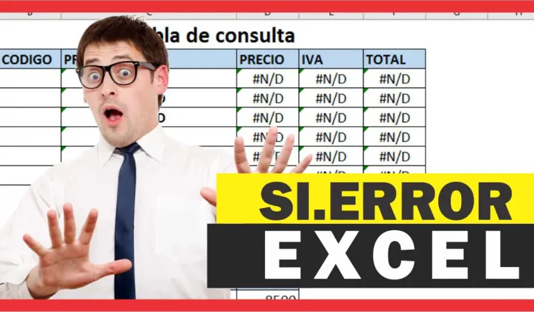 FUNCION SI.ERROR