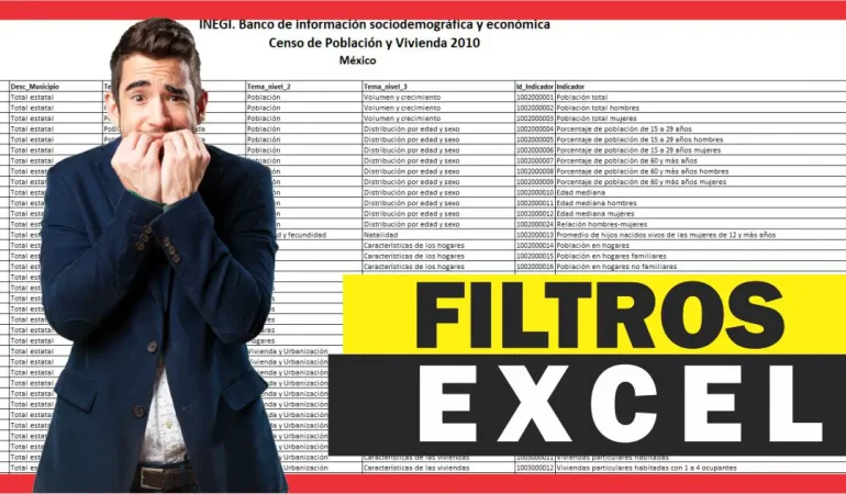 Uso de filtros en Excel