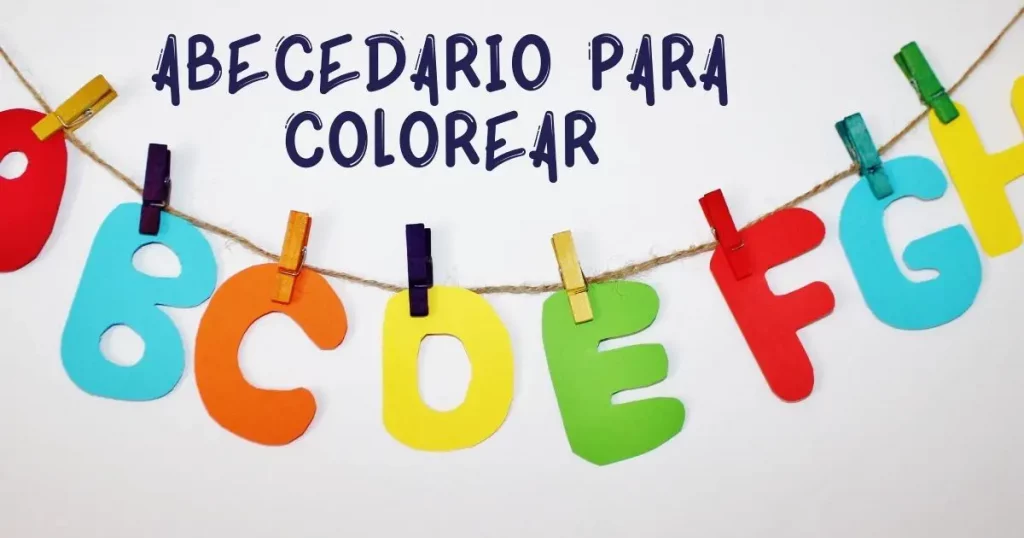 Abecedario para colorear