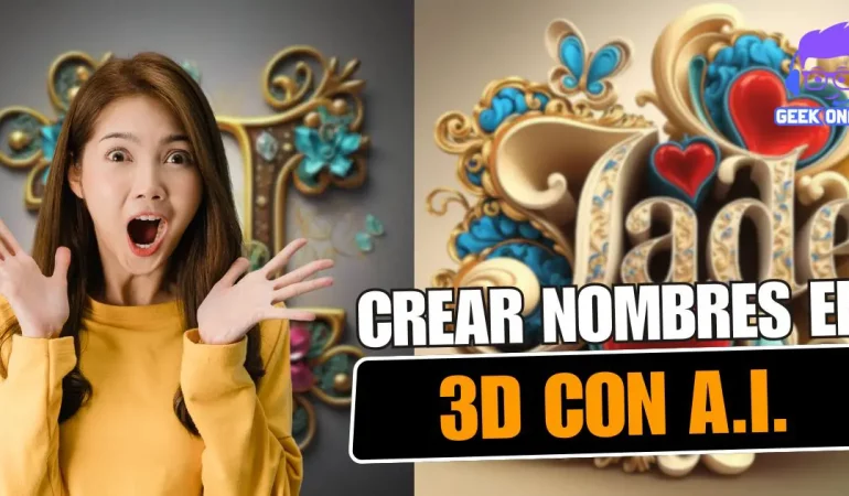 Cómo Crear Nombres en 3D con Inteligencia Artificial